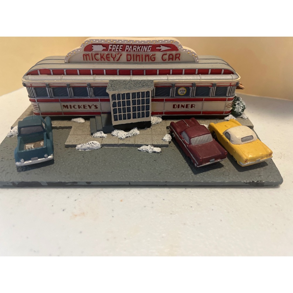 Danbury Mint Mickey's Diner St Paul MN Classic American Diners Sculpture 1993